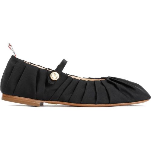 Loafer - Black Silk Ballerina - Gr. 36 (EU) - in - für Damen - Thom Browne - Modalova