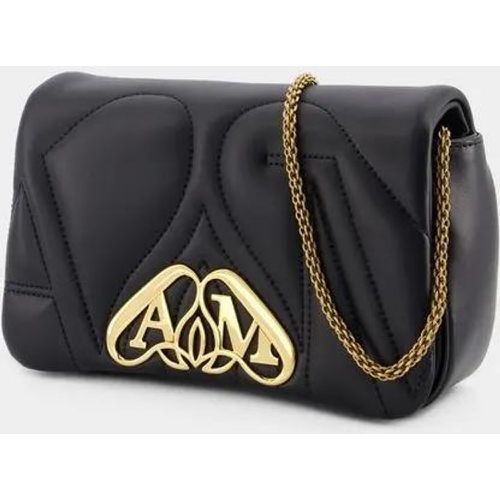 Shopper - The Mini Seal Crossbody - Metal - Black - Gr. unisize - in - für Damen - alexander mcqueen - Modalova