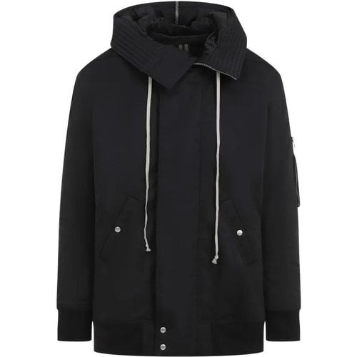 Hooded Long Bomber - Größe M - Rick Owens - Modalova