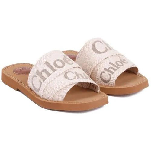 Sandalen - Blushy Woody Flat Mules - Gr. 36 (EU) - in - für Damen - Chloé - Modalova