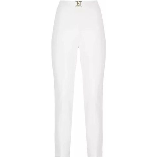 Crepe Pants - Größe 40 - white - Elisabetta Franchi - Modalova