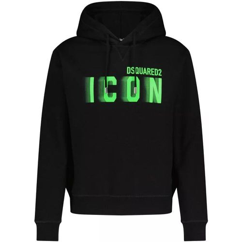 Hoodie mit auffälligem Logo-Print - Größe L - Dsquared2 - Modalova