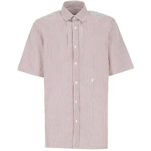 Shirt With Logo - Größe 39 - pink - Maison Margiela - Modalova