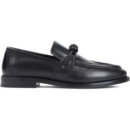 Loafers & Ballerinas - Black Calf Leather Astaire Loafer - Gr. 38 (EU) - in - für Damen - Bottega Veneta - Modalova