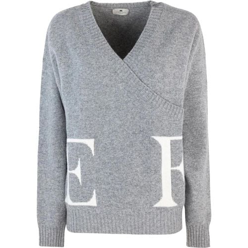 Sweaters Grey - Größe 38 - Elisabetta Franchi - Modalova