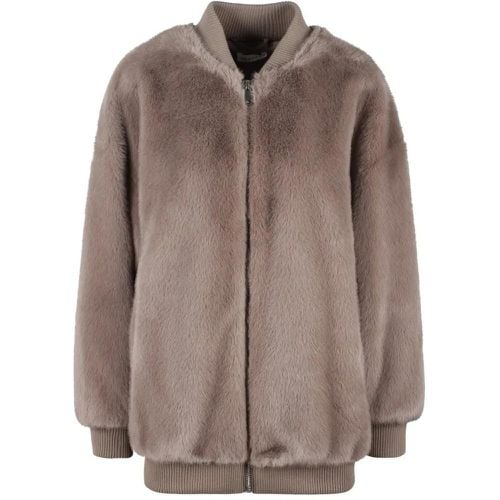 Pathos Faux Fur Bomber Jacket - Größe XS - braun - P.A.R.O.S.H. - Modalova