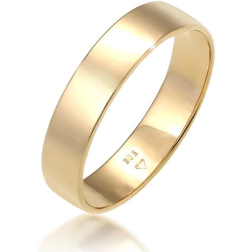 Ringe - Ring Bandring Trauring Basic Hochzeit Paar 585 Gel - Gr. 52 MM - in - für Damen - Elli - Modalova