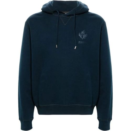 Raised-Logo Cotton Hoodie - Größe L - Dsquared2 - Modalova