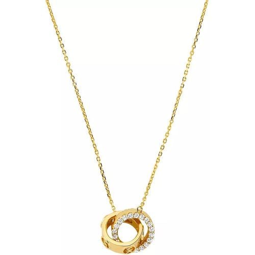 Halskette - 14K -Plated Interlocking Necklace - Gr. unisize - in - für Damen - Michael Kors - Modalova