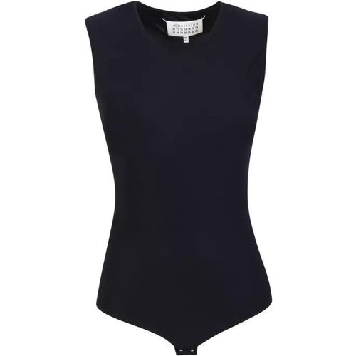 Black Stretch Bodysuit - Größe 38 - black - Maison Margiela - Modalova
