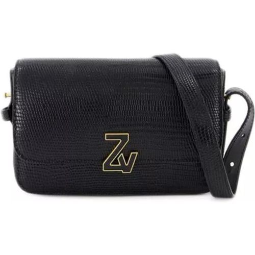 Shopper - Zv Le Mini Hobo Bag - Black - Croc Embossed Leath - Gr. unisize - in - für Damen - Zadig & Voltaire - Modalova