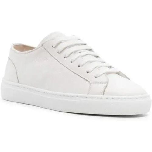 Low-Top Sneaker - Logo-Debossed Leather Snekaers - Gr. 38,5 (EU) - in - für Damen - Doucal's - Modalova