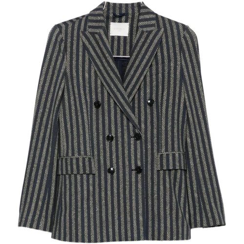 Structured Tailored Double-Breasted Jacket With Co - Größe 46 - CIRCOLO 1901 - Modalova