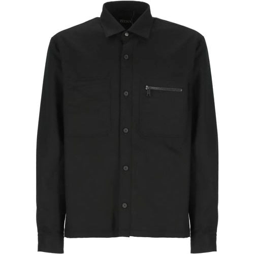 Wool Shirt - Größe S - Zegna - Modalova