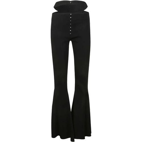 Cut-Out Wide Leg Trousers - Größe 38 - Mugler - Modalova