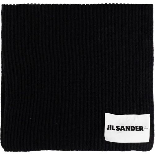 Tücher & Schals - Black Logo Scarf - Gr. unisize - in - für Damen - Jil Sander - Modalova