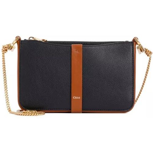 Shopper - Black Calf Leather Marcie Bag - Gr. unisize - in - für Damen - Chloé - Modalova