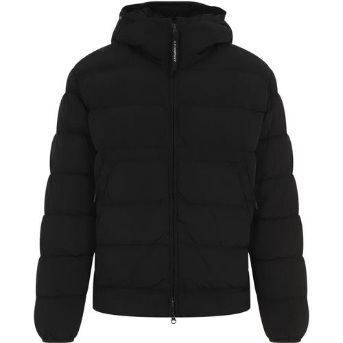 Black Chrome-R Goggle Down Jacket - Größe S - CP Company - Modalova