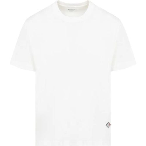 Chalk White Cotton T-Shirt - Größe S - Bottega Veneta - Modalova