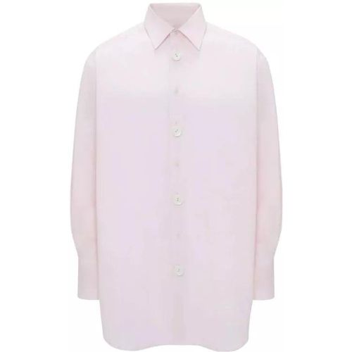 Anchor-Embroidered Cotton Shirt - Größe L - white - J.W.Anderson - Modalova