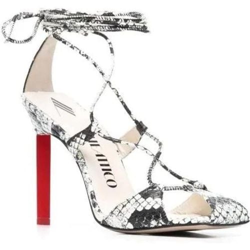 Sandalen - Adele 105Mm Snakeskin-Print Sandals - für Damen - The Attico - Modalova