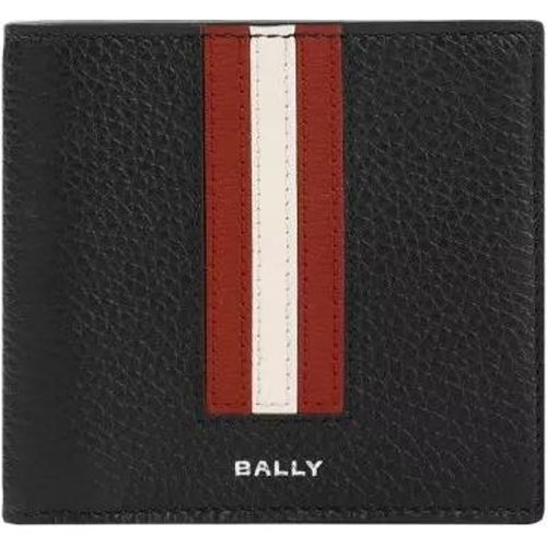 Portemonnaies - Black Bovine Leather Wallet - Gr. unisize - in - für Damen - Bally - Modalova