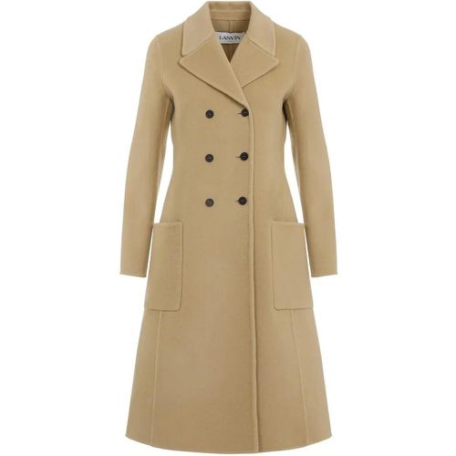 Double Breasted Midi Length Coat - Größe 36 - Lanvin - Modalova