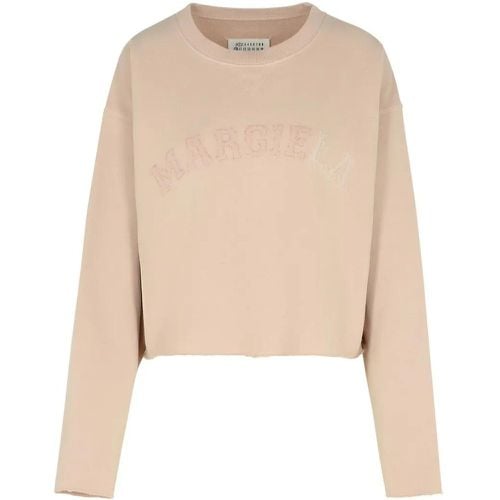 Reverse' Cotton Sweatshirt Nude - Größe L - Maison Margiela - Modalova