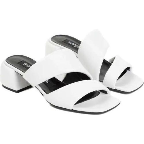 Sandalen & Sandaletten - White Nappa Leather Spongy 45 Sandals - Gr. 38 (EU) - in - für Damen - sergio rossi - Modalova