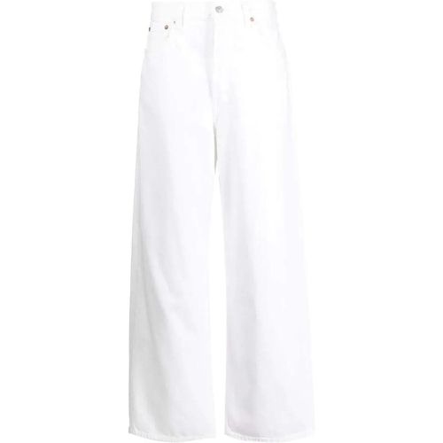 Organic-Cotton Wide-Leg Denim Trousers - Größe 28 - Agolde - Modalova