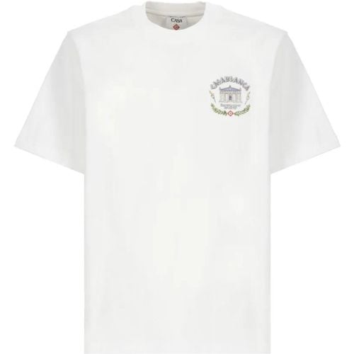 White Le Temple Du Sport T-Shirt - Größe L - Casablanca - Modalova