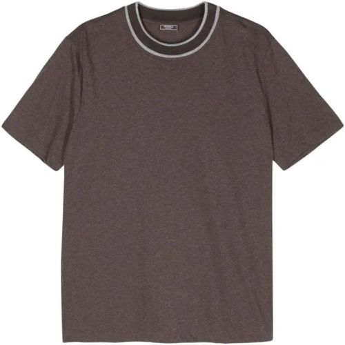 Contrasting-Collar T-Shirt - Größe 52 - PESERICO - Modalova