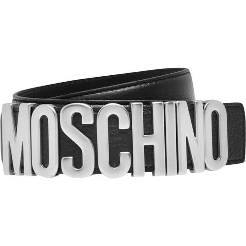 Gürtel - Logo Plaque Belt - Gr. 50 - in - für Damen - Moschino - Modalova