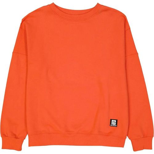 Cotton Logo Sweatshirt - Größe M - Balmain - Modalova