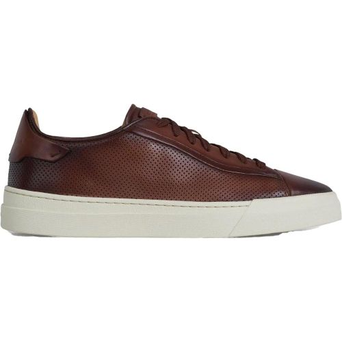 Low-Top Sneaker - Leather Perforated Sneakers - Gr. UK_8 - in - für Damen - Santoni - Modalova