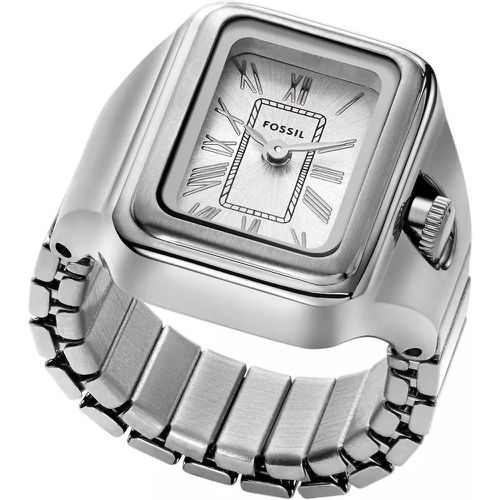 Uhr - Raquel Watch Ring Two-Hand Stainless Steel - Gr. unisize - in Silber - für Damen - Fossil - Modalova