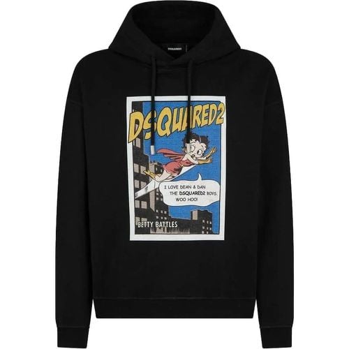 Zwarte hoodie - Größe S - Dsquared2 - Modalova