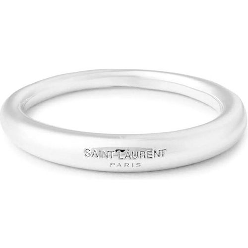 Ring - Dome Logo Ring - Gr. 7 - in Silber - für Damen - Saint Laurent - Modalova