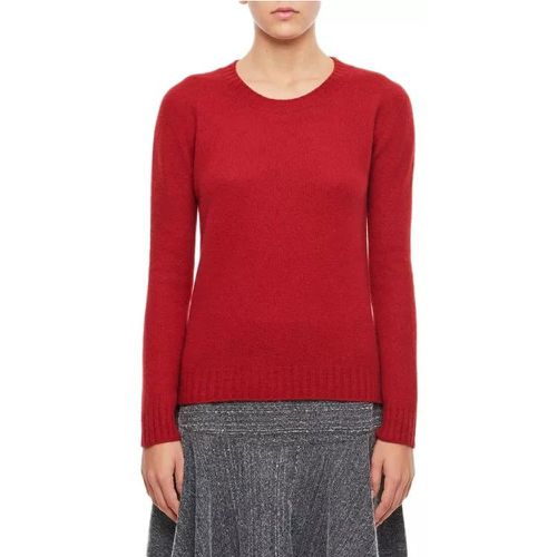 Lambswool Sweater - Größe L - red - Drumohr - Modalova