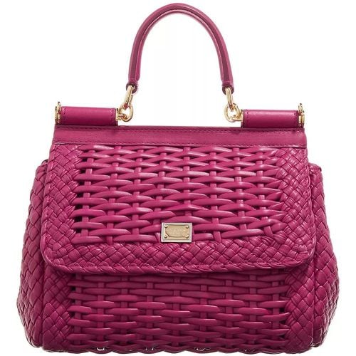 Satchels - Small Sicily Handle Bag - Gr. unisize - in Rosa - für Damen - Dolce&Gabbana - Modalova