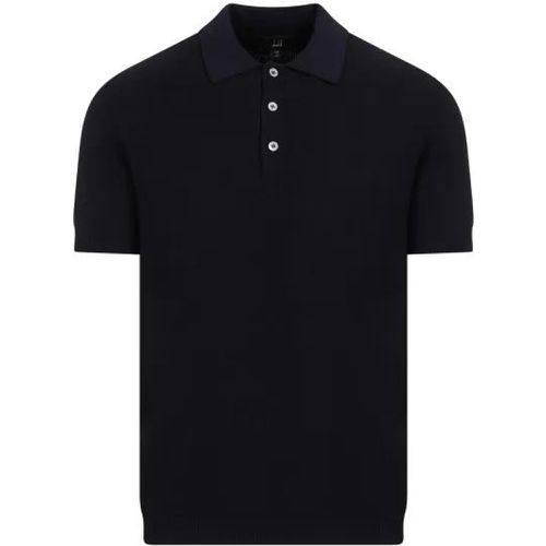 Textured Ink Cotton Polo - Größe M - Dunhill - Modalova