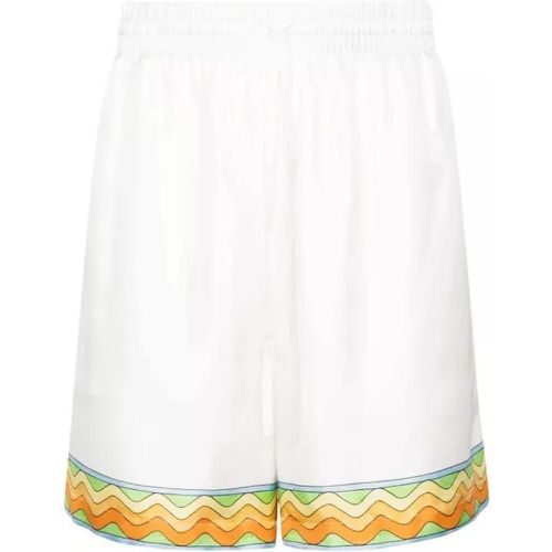 White Afro Cubism Shorts - Größe XXL - white - Casablanca - Modalova