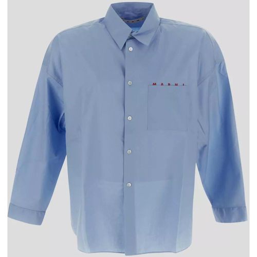 Shirts Clear Blue - Größe 48 - blue - Marni - Modalova