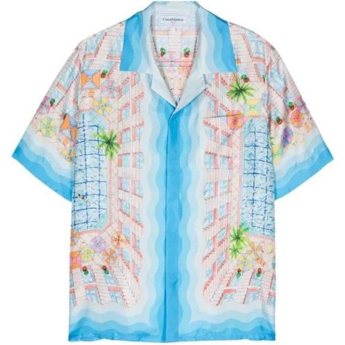 Le Plongeon Silk Shirt - Größe XL - Casablanca - Modalova