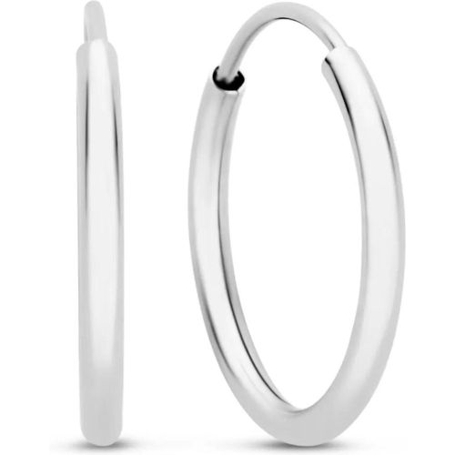 Ohrringe - Saint Germain Cerise 14 karat hoop earrings - Gr. unisize - in Silber - für Damen - Isabel Bernard - Modalova