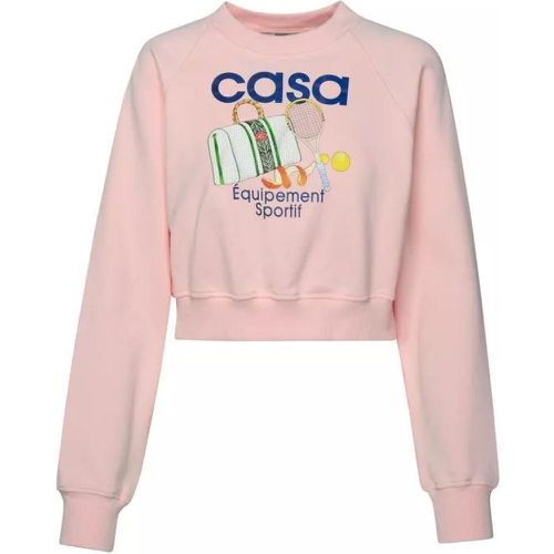 Equipement Sportif' Pink Organic Cotton Sweatshirt - Größe M - pink - Casablanca - Modalova
