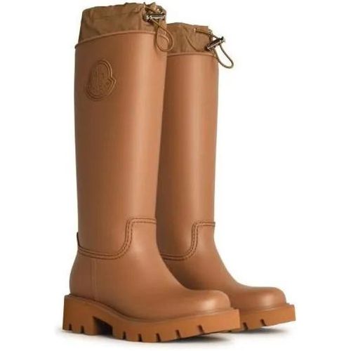 Boots & Stiefeletten - Kickstream' Brown Leather Blend Boots - Gr. 38 (EU) - in - für Damen - Moncler - Modalova