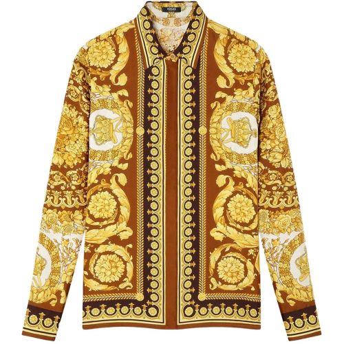 Top Browngold - Größe 40 - Versace - Modalova