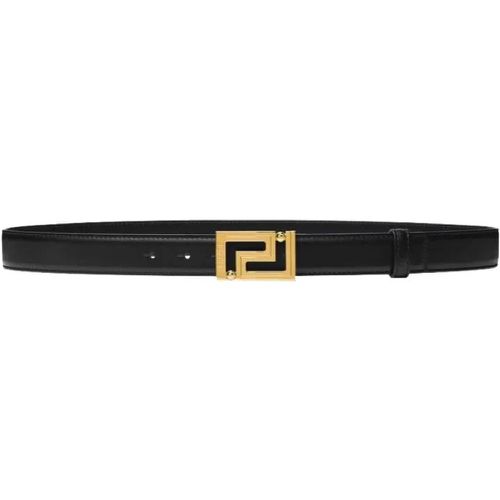 Gürtel - Greca Leather Belt - Gr. 110 - in - für Damen - Versace - Modalova