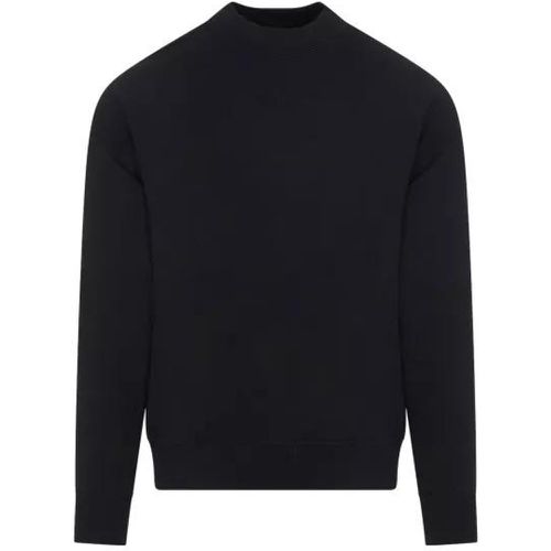 Black Cotton Sweatshirt - Größe L - black - Jil Sander - Modalova